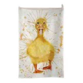 100% COTTON YELLOW DUCKLING TEA TOWEL