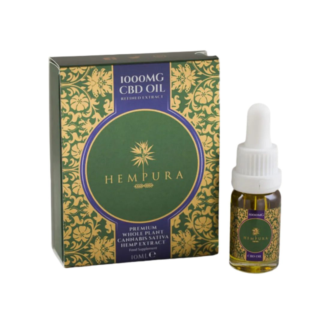 1000mg Hempura Refined CBD Oil with Terpenes |10ml