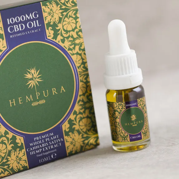 1000mg Hempura Refined CBD Oil with Terpenes |10ml