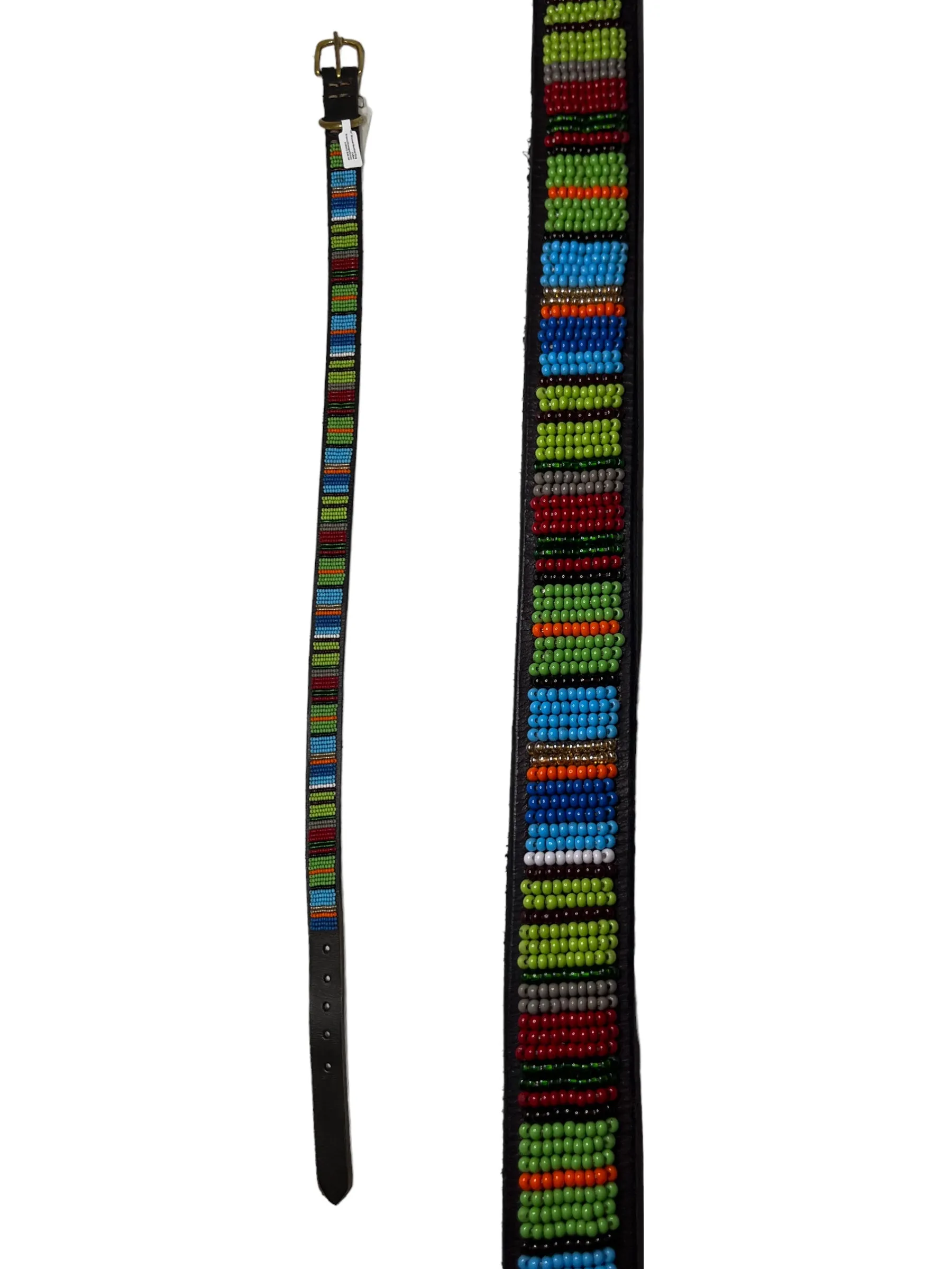 22" Massai Beaded Dog Collar