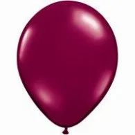 30cm Sparkling Burgundy Balloons - Pack of 5