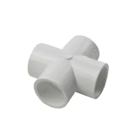 420-007 LASCO Fittings 3/4" Slip X Slip X Slip X Slip Schedule 40 Cross