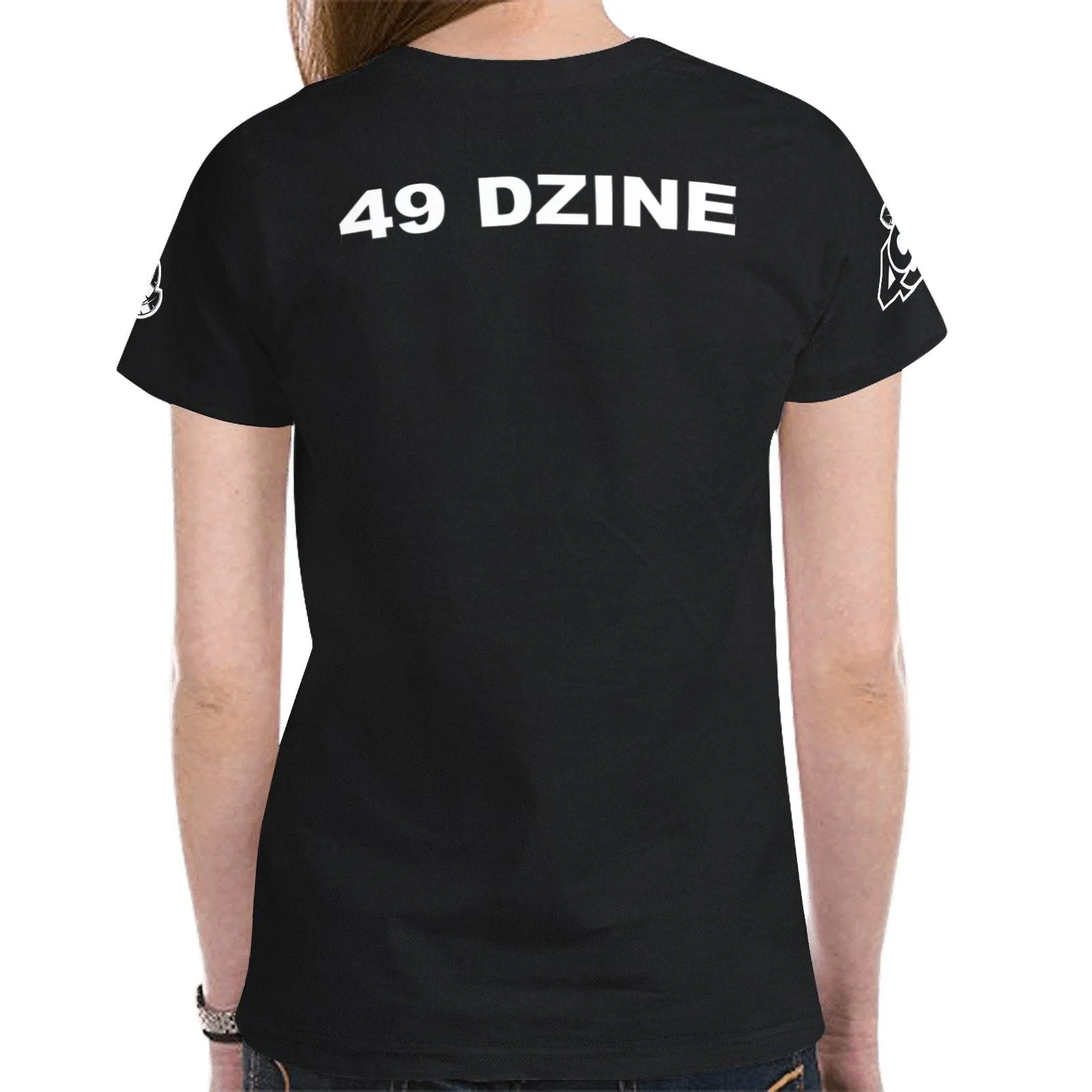 49 Dzine Shoulder Logo T-shirt for Women
