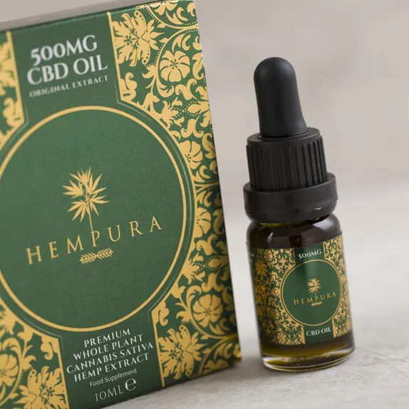 500mg Hempura Original  CBD Oil with Terpenes | 10ml