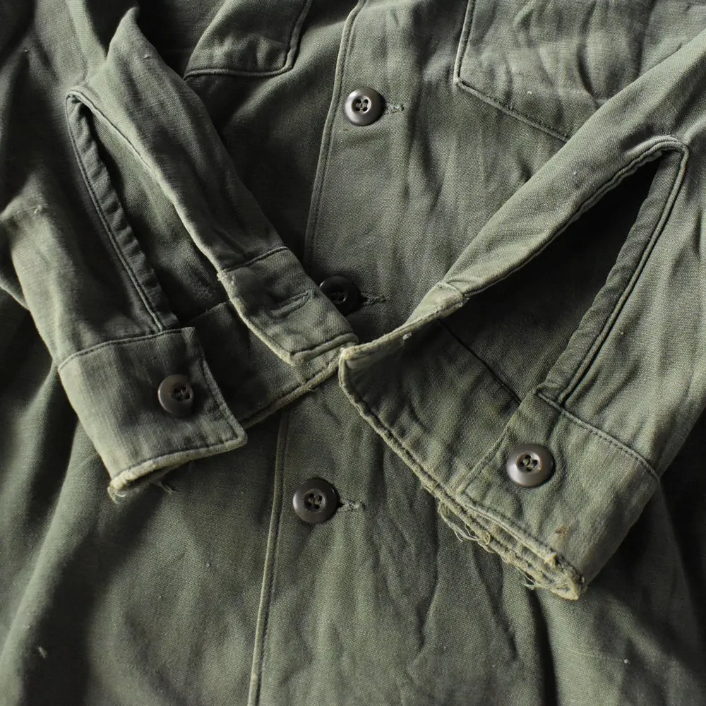 60's U.S.ARMY シャツ袖 4th ユーティリティシャツ 240328