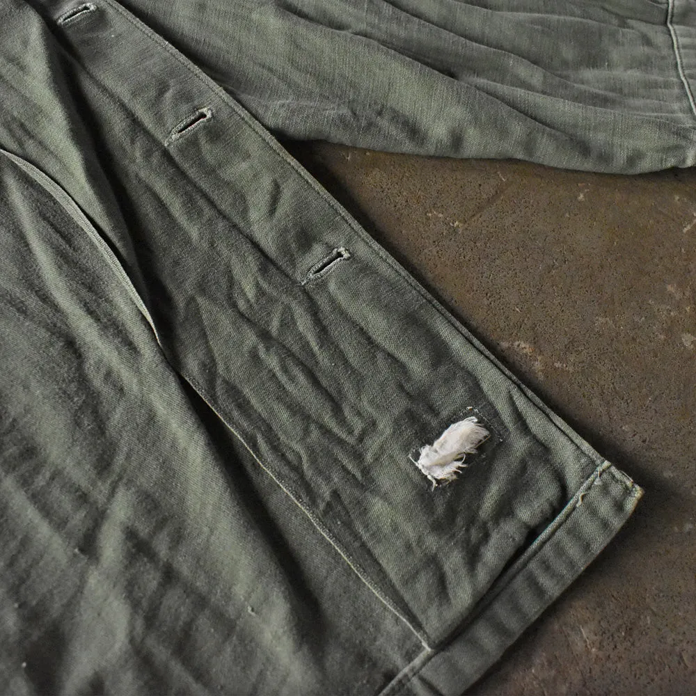 60's U.S.ARMY シャツ袖 4th ユーティリティシャツ 240328