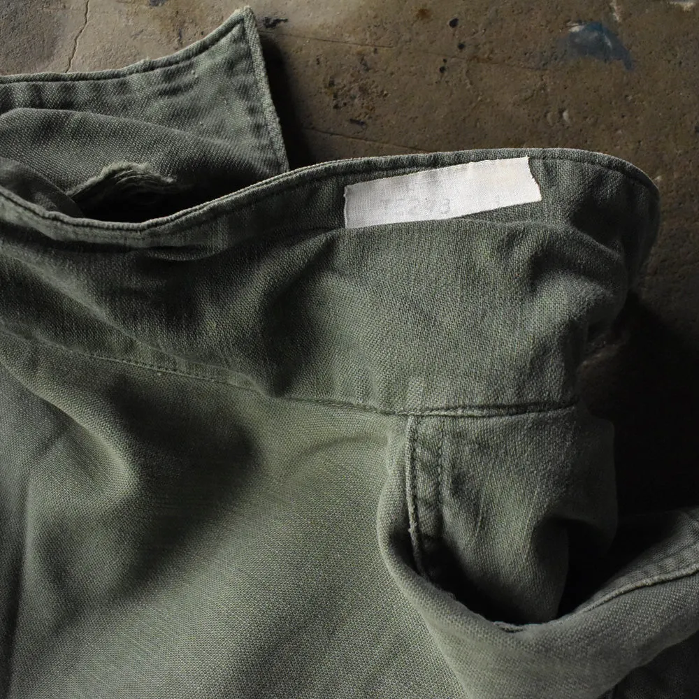 60's U.S.ARMY シャツ袖 4th ユーティリティシャツ 240328