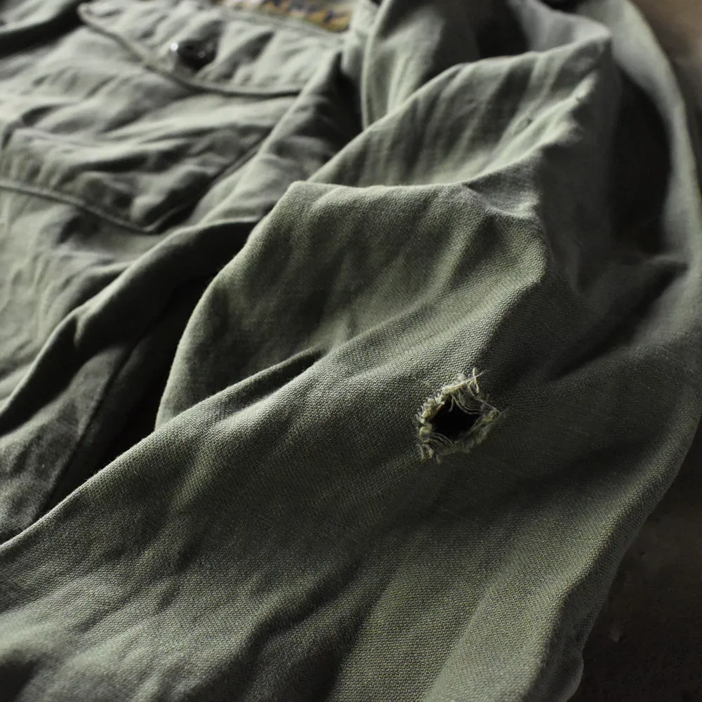 60's U.S.ARMY シャツ袖 4th ユーティリティシャツ 240328