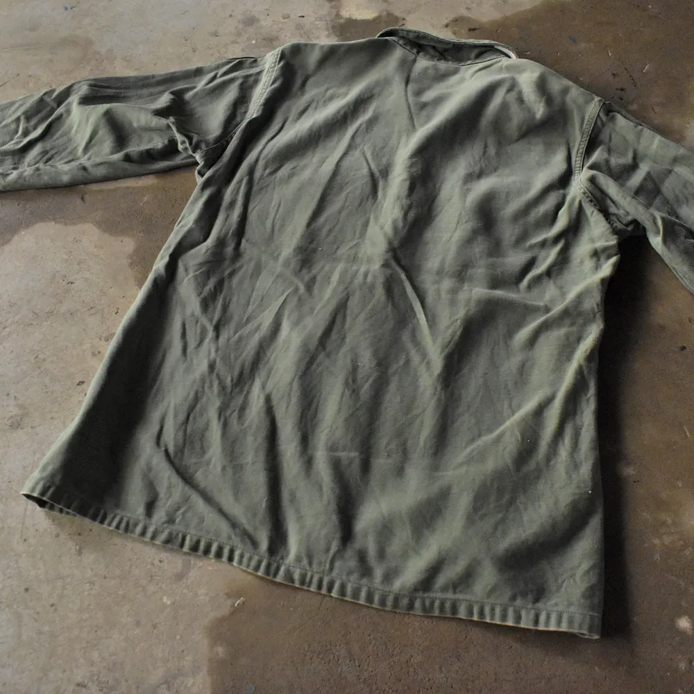 60's U.S.ARMY シャツ袖 4th ユーティリティシャツ 240328
