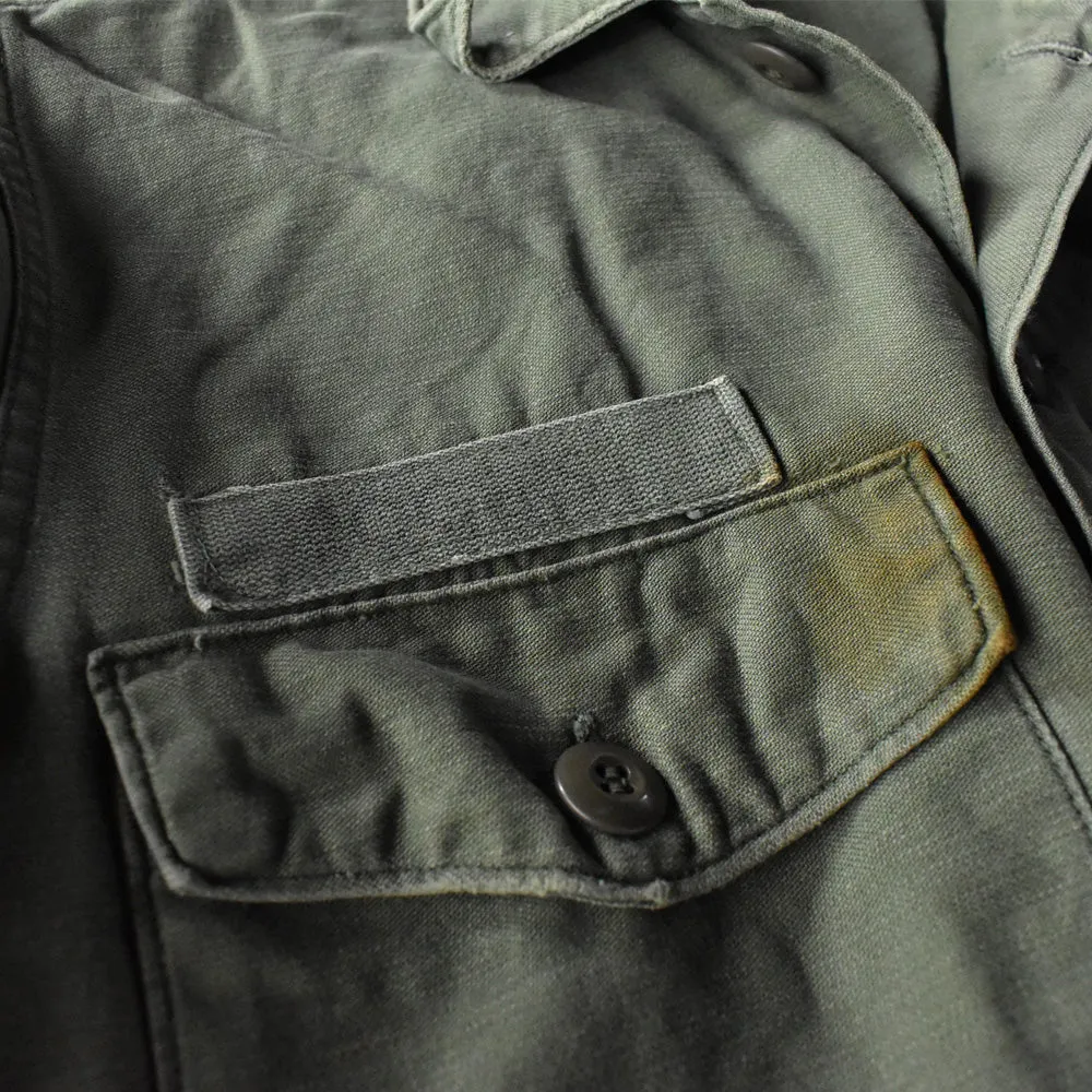 60's U.S.ARMY シャツ袖 4th ユーティリティシャツ 240328