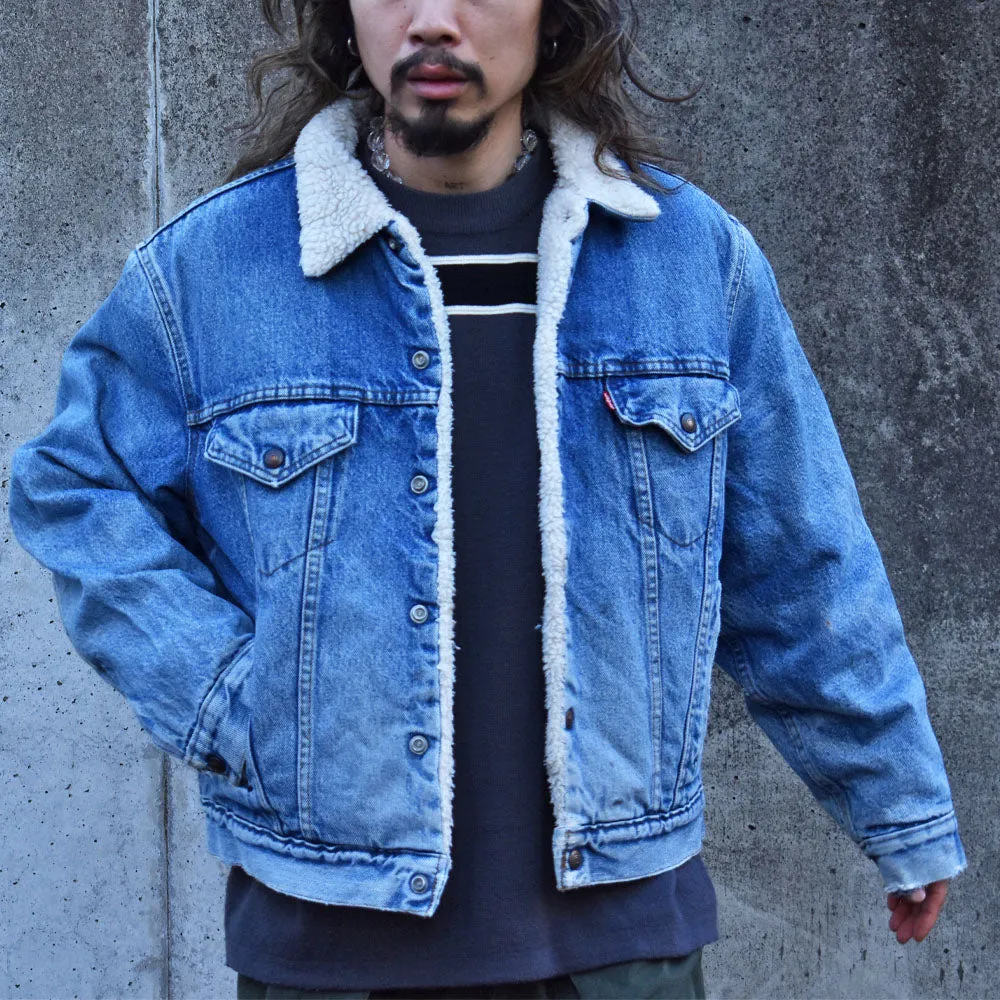 80’s Levi's デニムボアジャケット USA製 231224