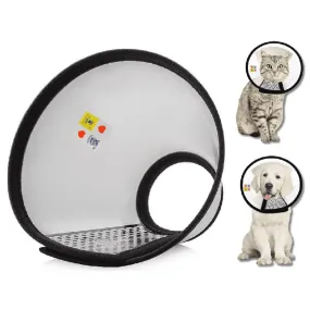 A a Pets' Elizabeth Collar Recovery Cone for Dogs & Cats
