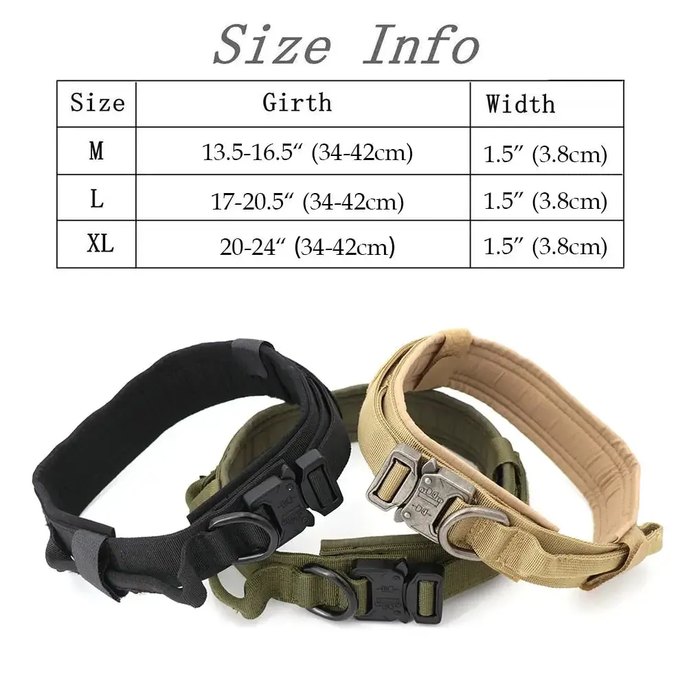 Adjustable & Durable Dogs Leash Collar Set