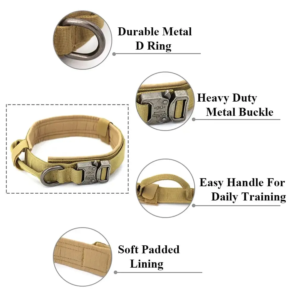 Adjustable & Durable Dogs Leash Collar Set