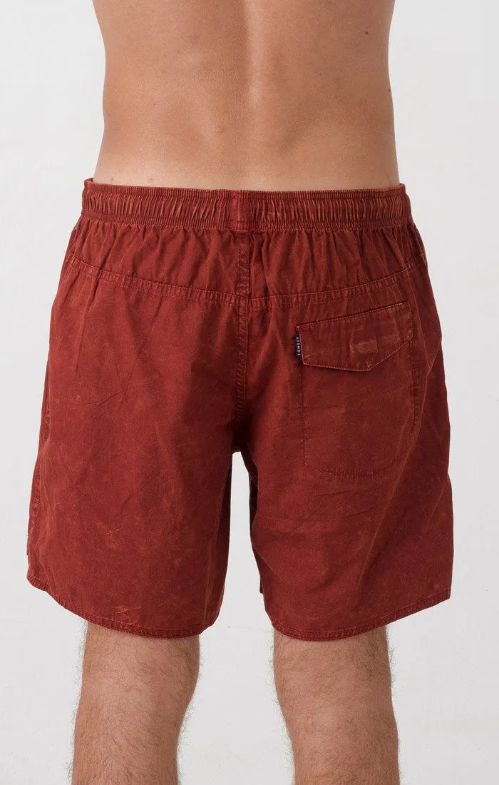 Afends Mens Baywatch - Elastic Waist Boardshort