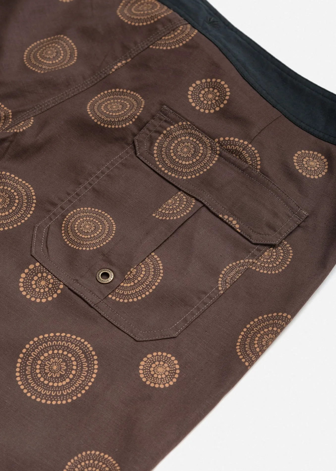 Afends Mens Dreamtime Vol 3 - Hemp Fixed Waist Boardshort