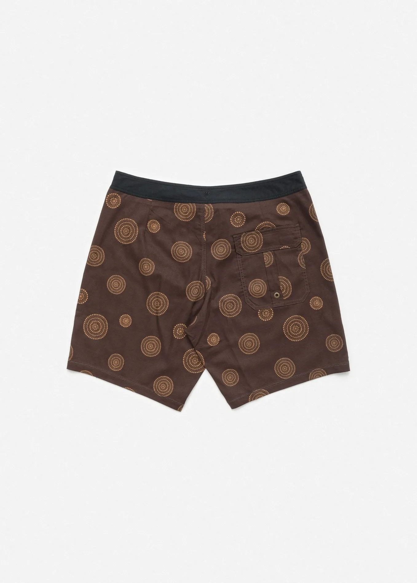 Afends Mens Dreamtime Vol 3 - Hemp Fixed Waist Boardshort