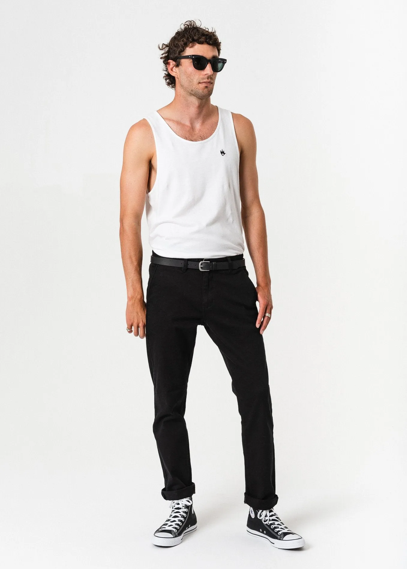Afends Mens Flame - Singlet