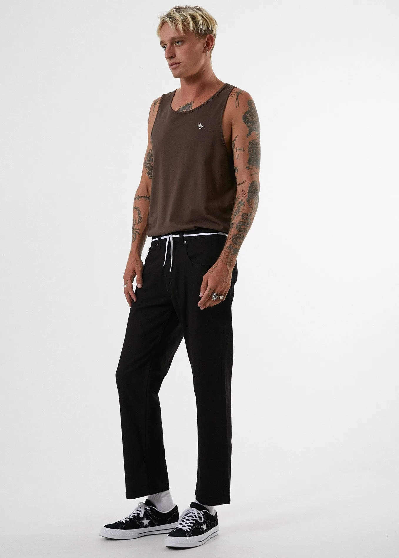 Afends Mens Flame - Singlet