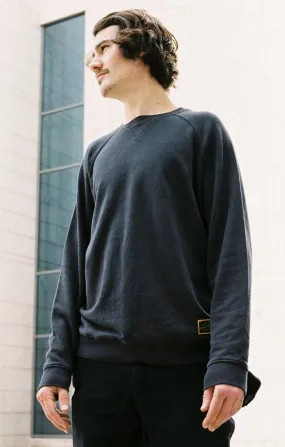 Afends Mens Goldie - Hemp - Hemp Raglan Crew Neck Sweat