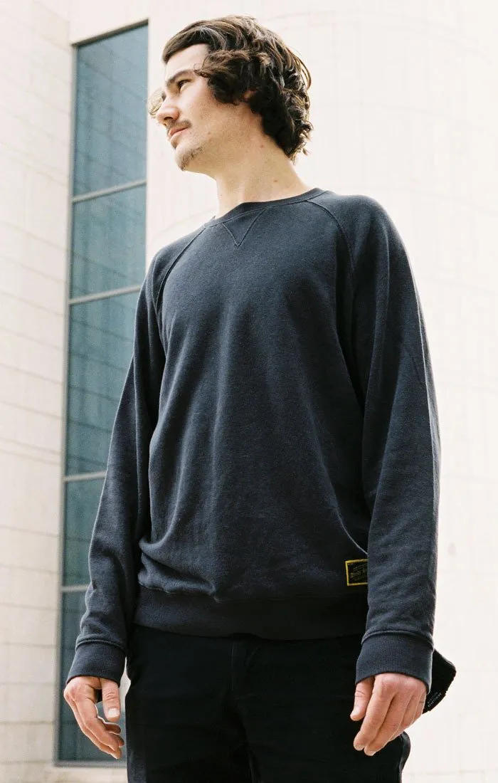 Afends Mens Goldie - Hemp - Hemp Raglan Crew Neck Sweat
