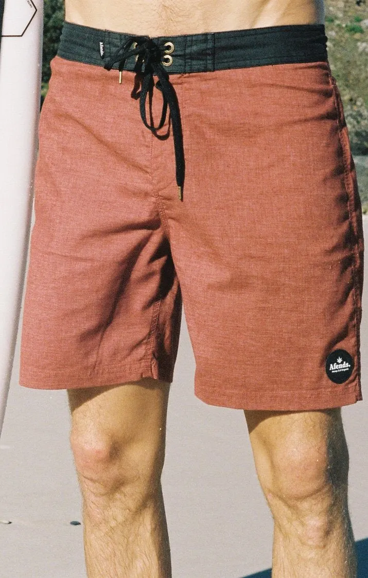 Afends Mens Hemp 3.0 - Fixed Waist Boardshort