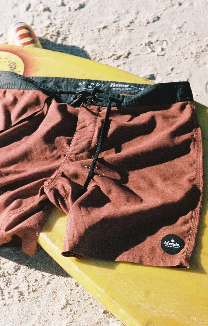 Afends Mens Hemp 3.0 - Fixed Waist Boardshort