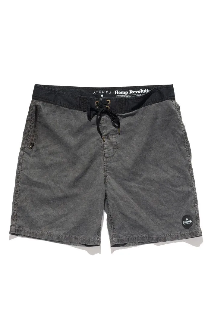Afends Mens Hemp 3.0 - Fixed Waist Boardshort