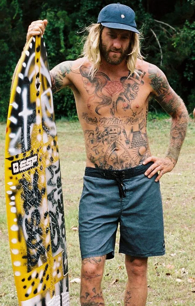 Afends Mens Hemp 3.0 - Fixed Waist Boardshort