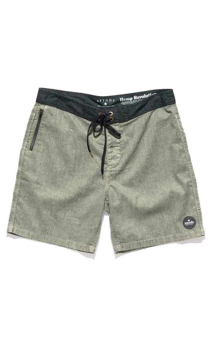 Afends Mens Hemp 3.0 - Fixed Waist Boardshort