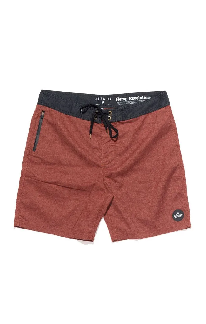 Afends Mens Hemp 3.0 - Fixed Waist Boardshort