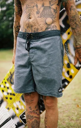 Afends Mens Hemp 3.0 - Fixed Waist Boardshort