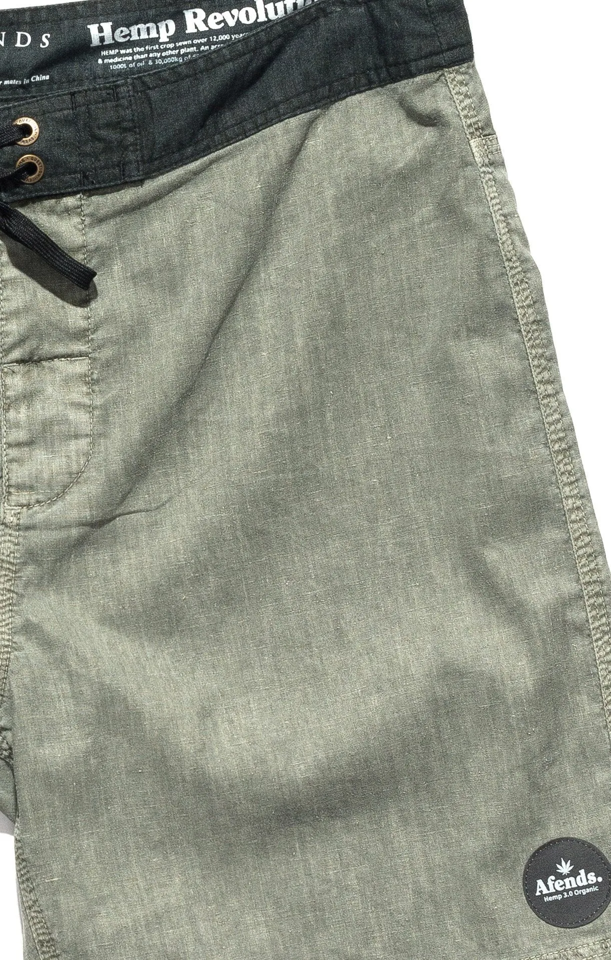Afends Mens Hemp 3.0 - Fixed Waist Boardshort