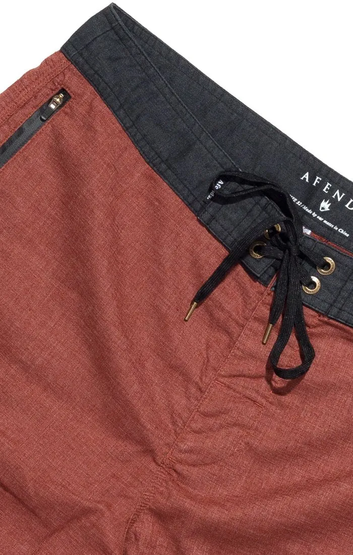 Afends Mens Hemp 3.0 - Fixed Waist Boardshort