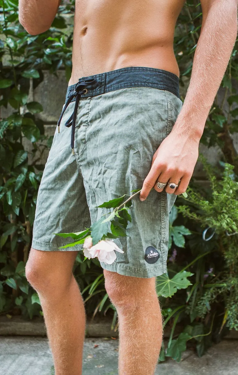 Afends Mens Hemp 3.0 - Fixed Waist Boardshort