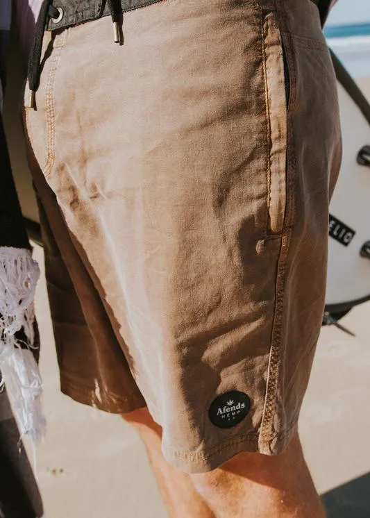 Afends Mens Hemp 4.0 - Fixed Waist Boardshort