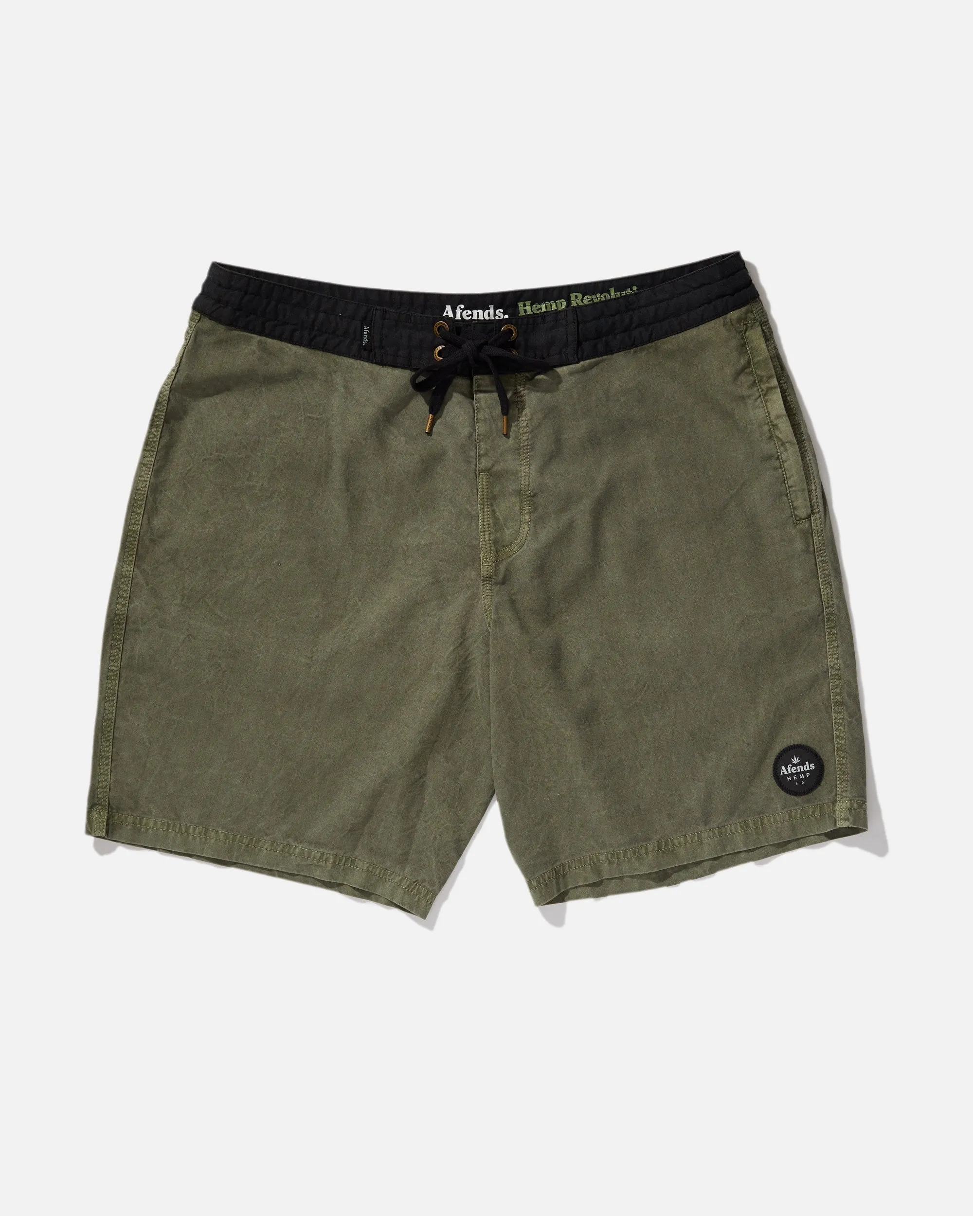 Afends Mens Hemp 4.0 - Fixed Waist Boardshort