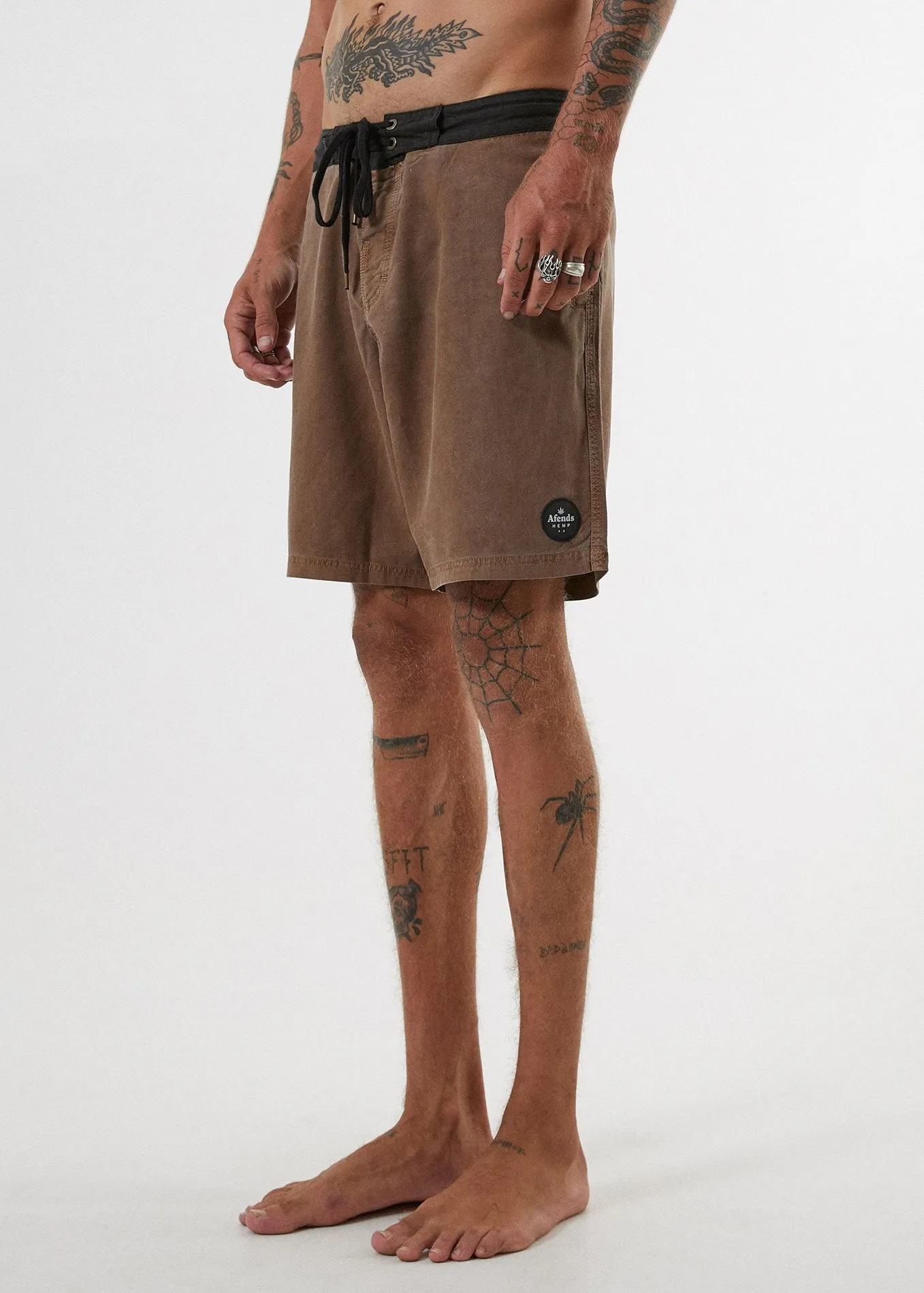 Afends Mens Hemp 4.0 - Fixed Waist Boardshort