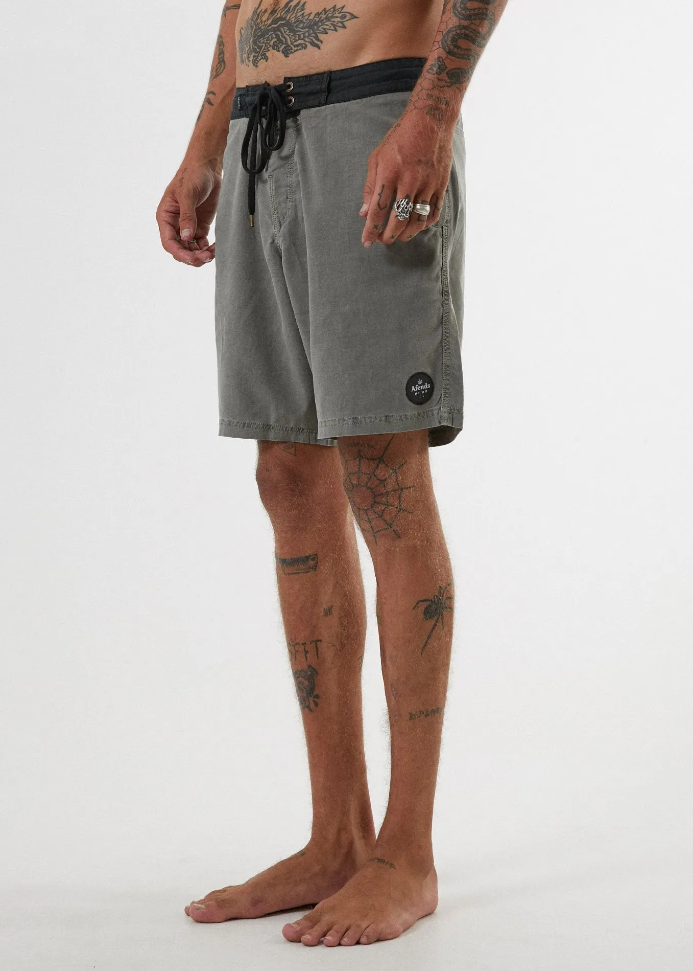 Afends Mens Hemp 4.0 - Fixed Waist Boardshort