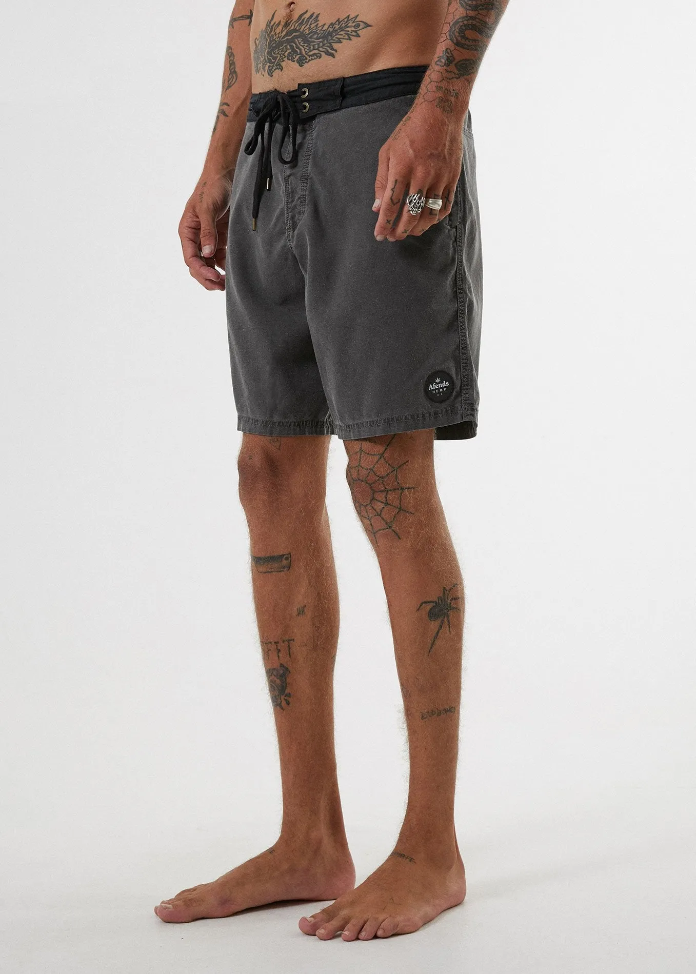 Afends Mens Hemp 4.0 - Fixed Waist Boardshort