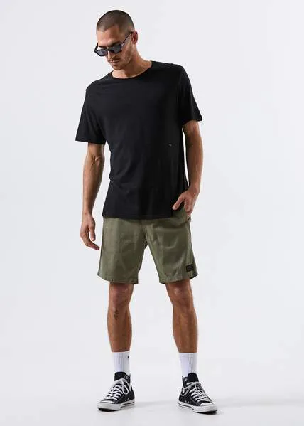 Afends Mens Hemp Dendys 1.0 - Hemp Elastic Waist Walkshort