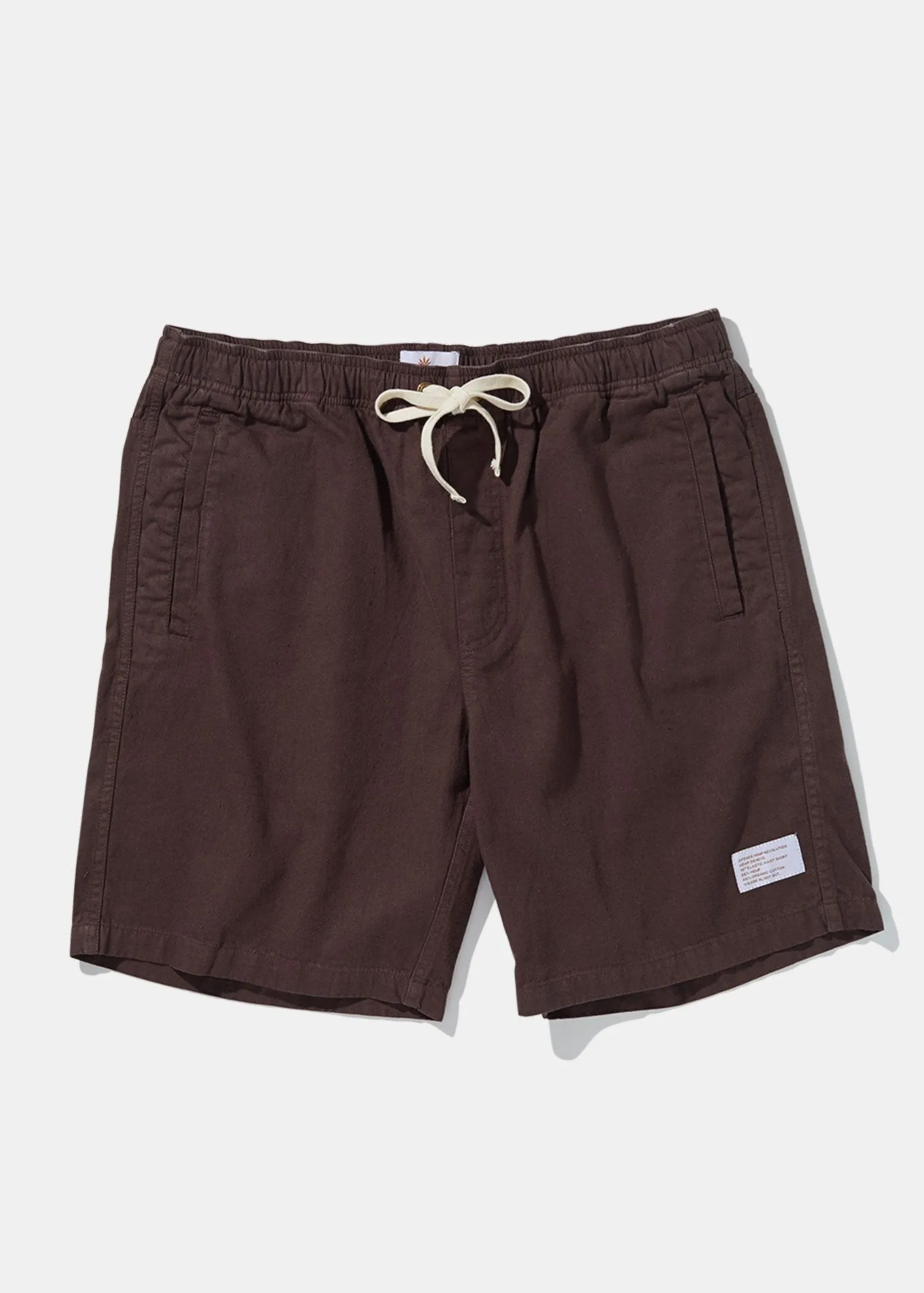 Afends Mens Hemp Dendys 1.0 - Hemp Elastic Waist Walkshort