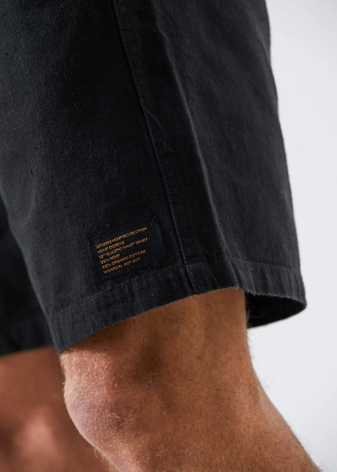 Afends Mens Hemp Dendys 1.0 - Hemp Elastic Waist Walkshort