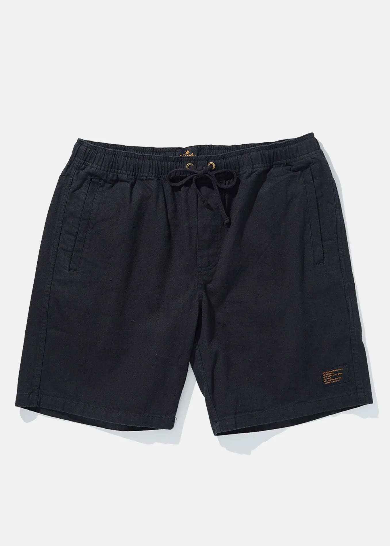 Afends Mens Hemp Dendys 1.0 - Hemp Elastic Waist Walkshort