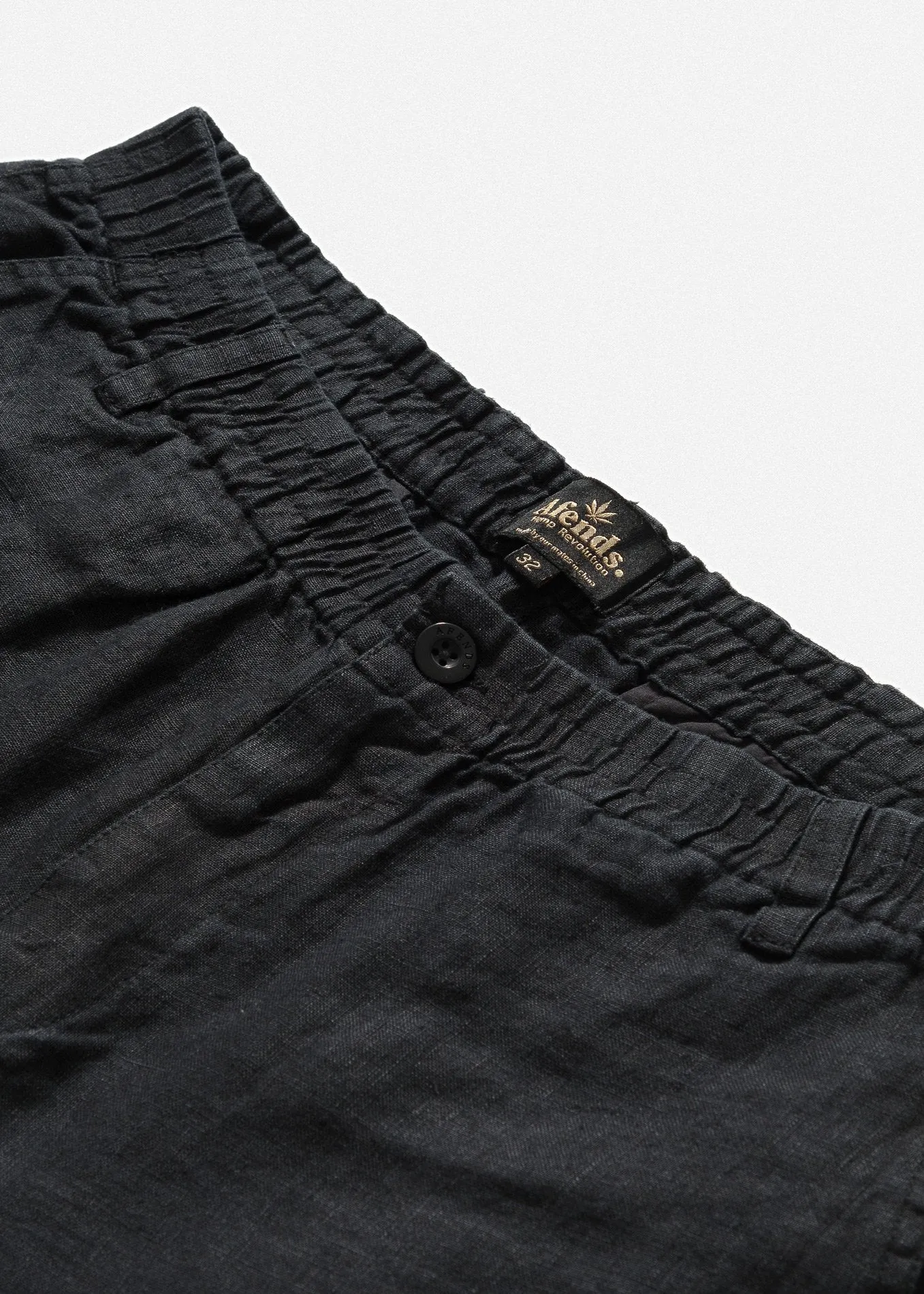 Afends Mens Hemp Naturals 2.0 - Elastic Waist Walkshort