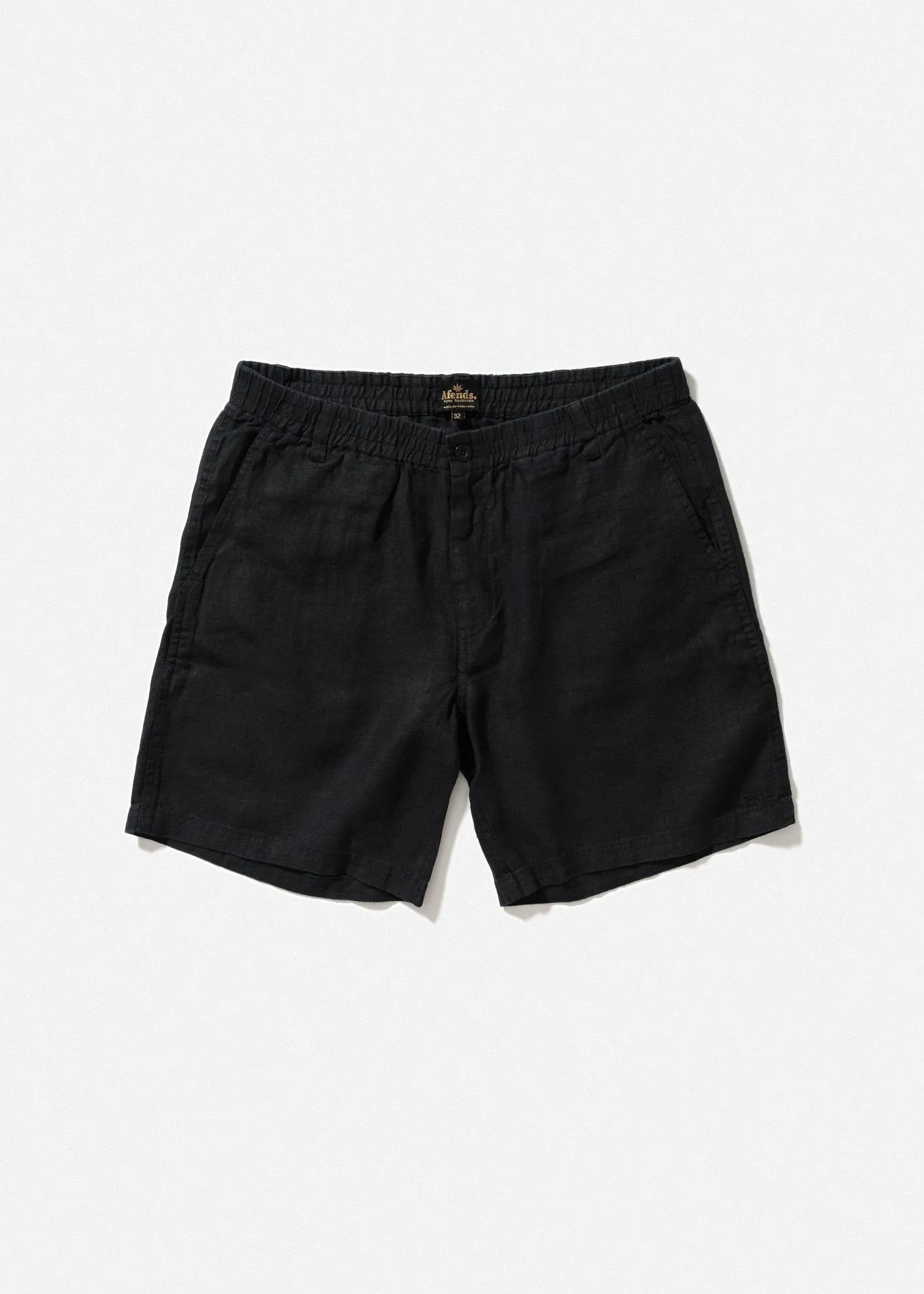 Afends Mens Hemp Naturals 2.0 - Elastic Waist Walkshort