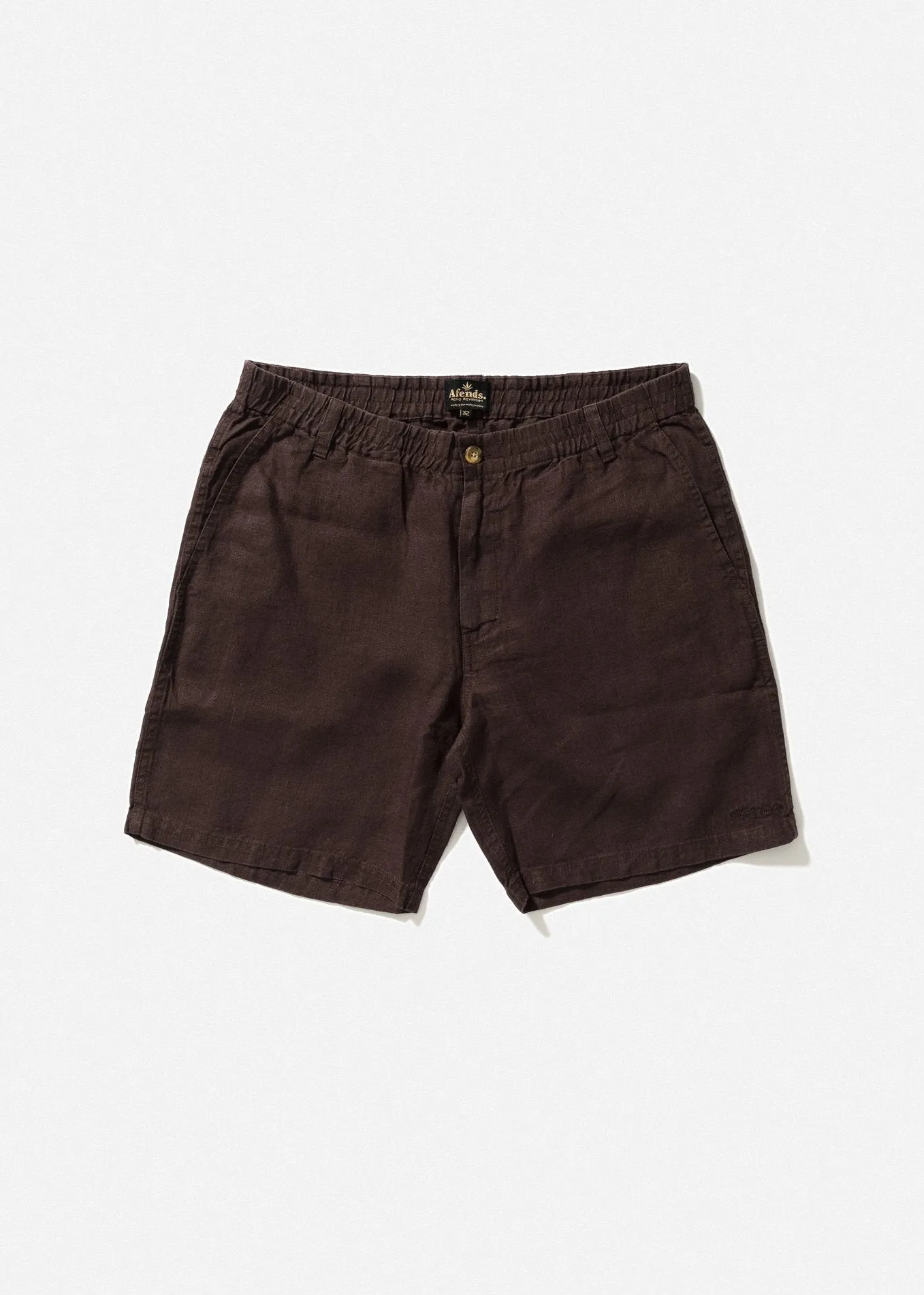 Afends Mens Hemp Naturals 2.0 - Elastic Waist Walkshort