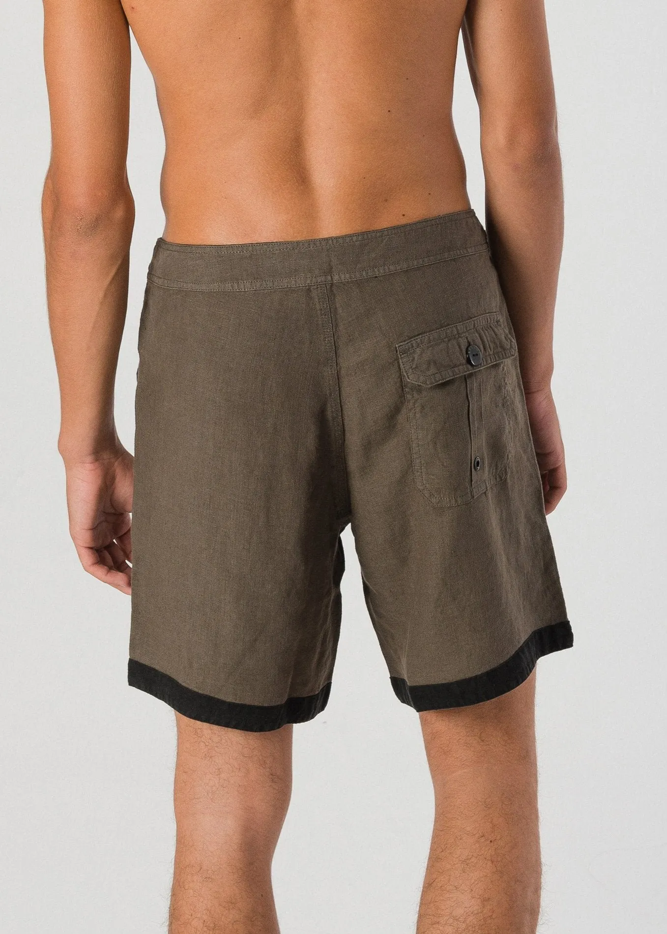 Afends Mens Hemp Naturals - Fixed Waist Boardshort
