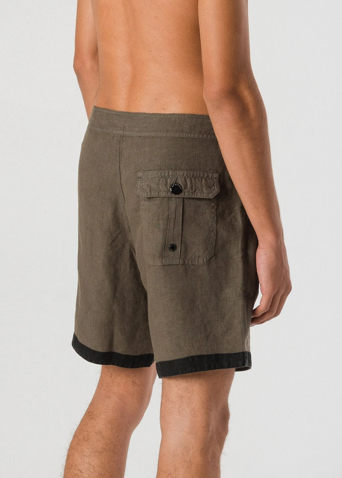 Afends Mens Hemp Naturals - Fixed Waist Boardshort