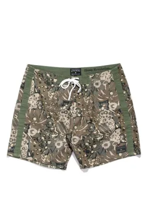 Afends Mens Hemp Trunk 2.0 - Whites - Boardshorts